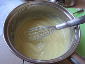 Finished custard