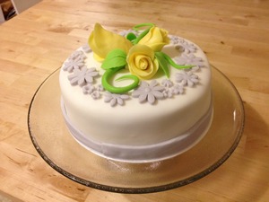Vanilla Sponge Cake with Buttercream